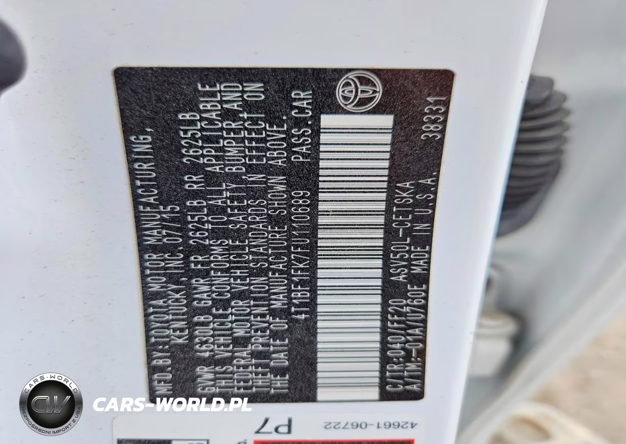 2015 Toyota Camry Se VIN:4T1BF1FK7FU110689 - 12