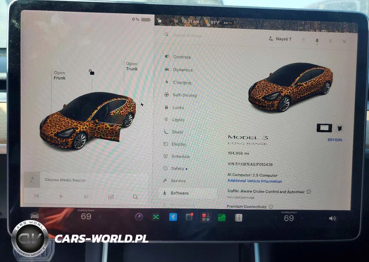 2018 Tesla Model 3 VIN:5YJ3E1EA5JF015439 - 9