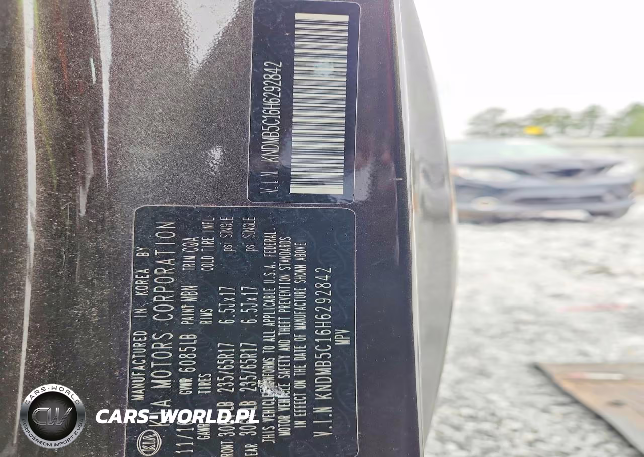 2017 Kia Sedona Lx VIN:KNDMB5C16H6292842 - 14