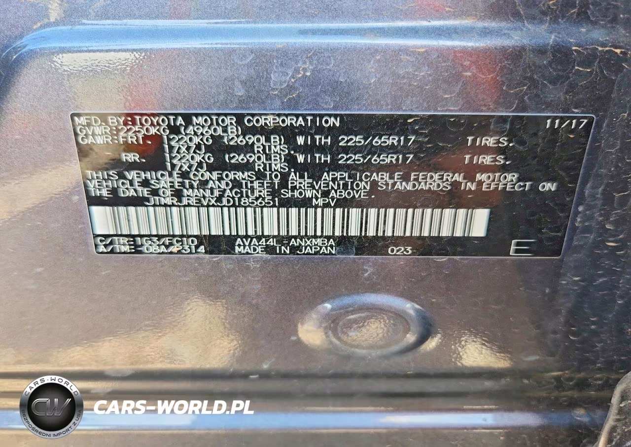 2018 Toyota Rav4 Hybrid Le VIN:JTMRJREVXJD185651 - 13
