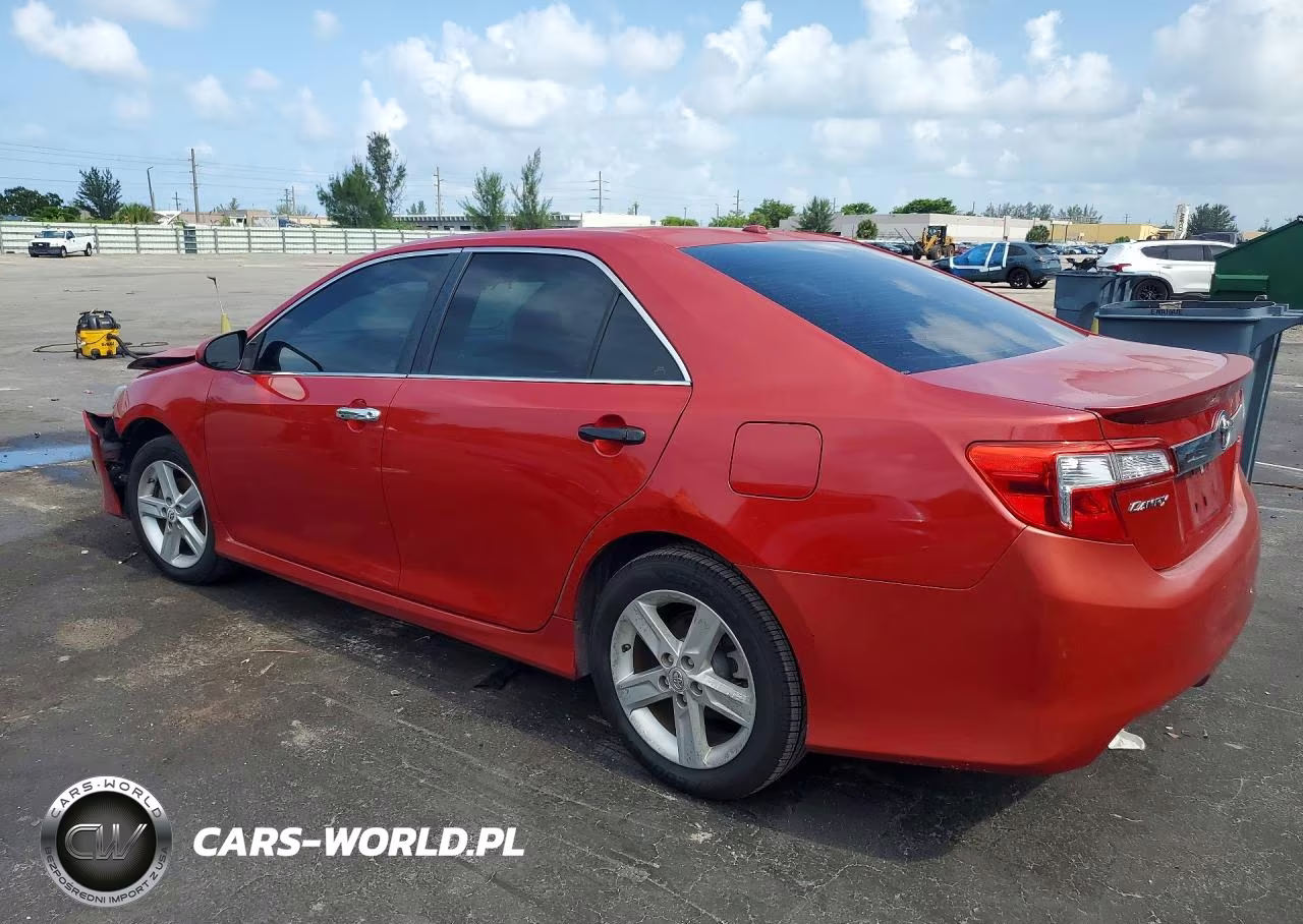2012 Toyota Camry Se VIN:4T1BF1FK7CU509422 - 2