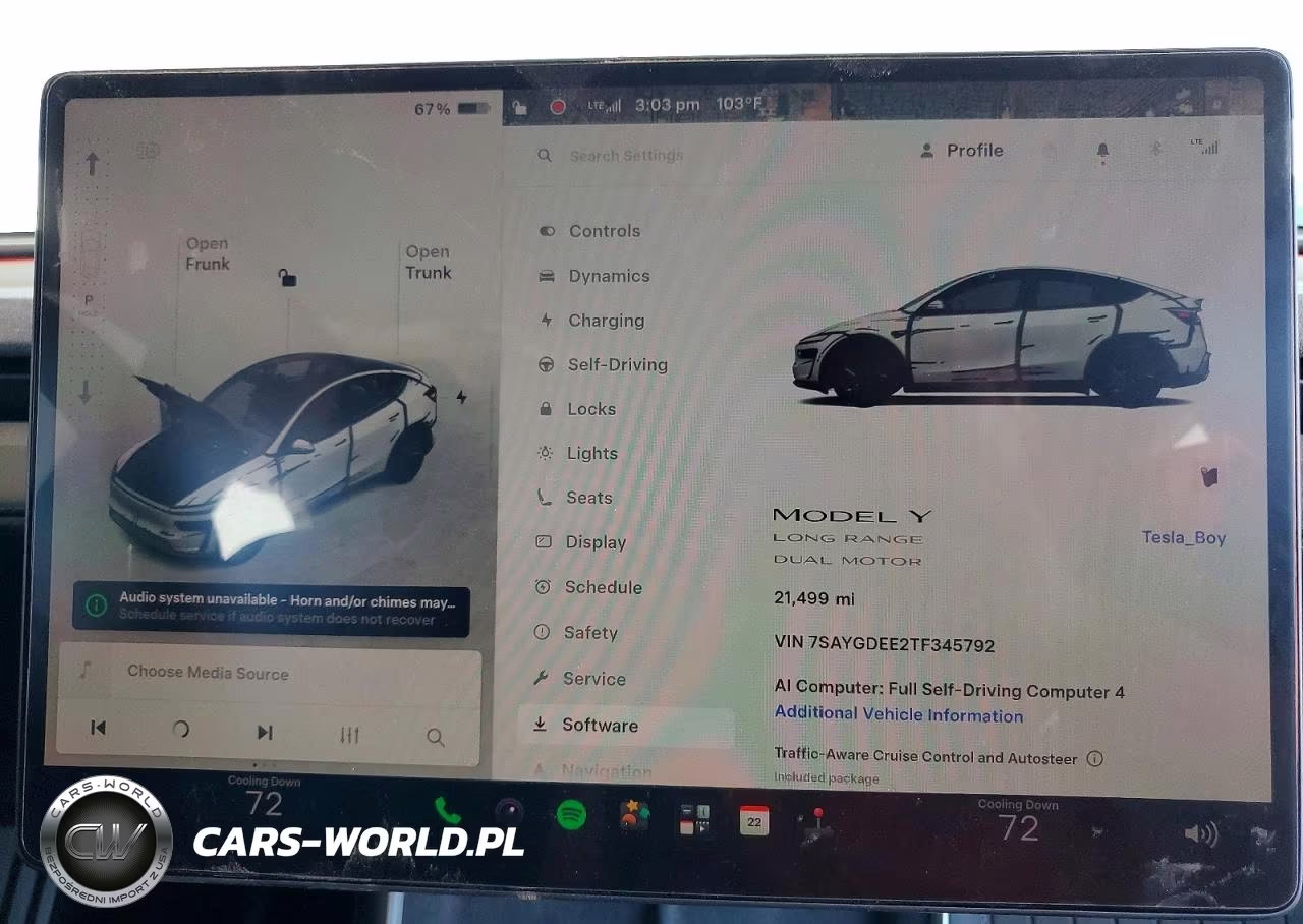 2026 Tesla Model Y VIN:7SAYGDEE2TF345792 - 9