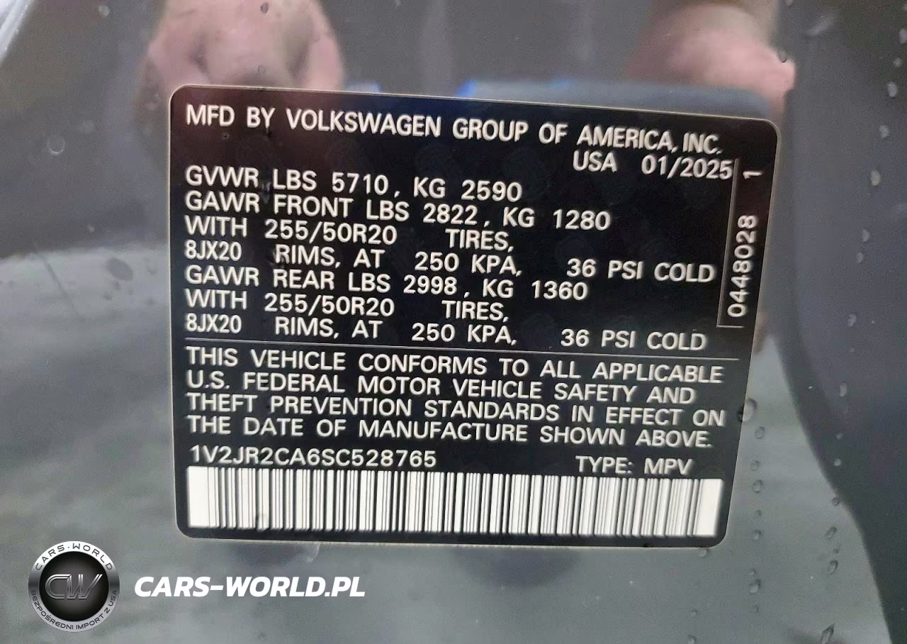 2025 Volkswagen Atlas Se VIN:1V2JR2CA6SC528765 - 13