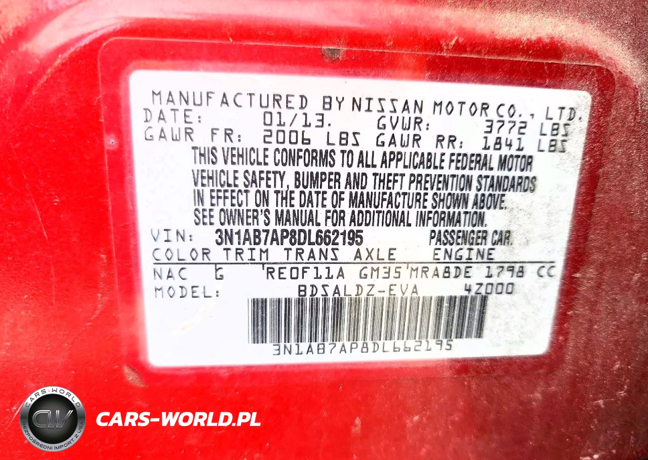 2013 Nissan Sentra S VIN:3N1AB7AP8DL662195 - 12