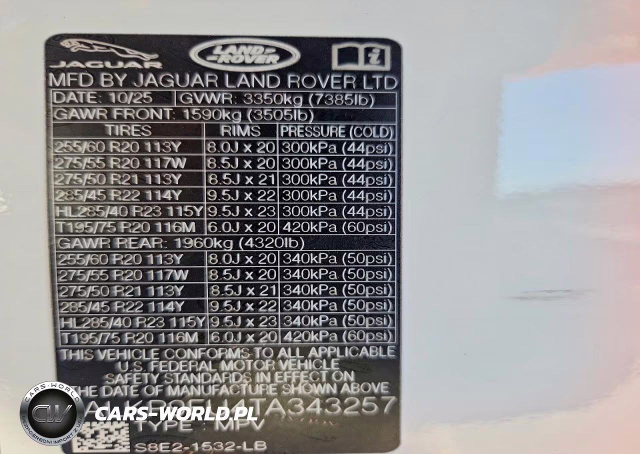 2026 Land Rover Range Rover Se VIN:SALKP9FU4TA343257 - 14