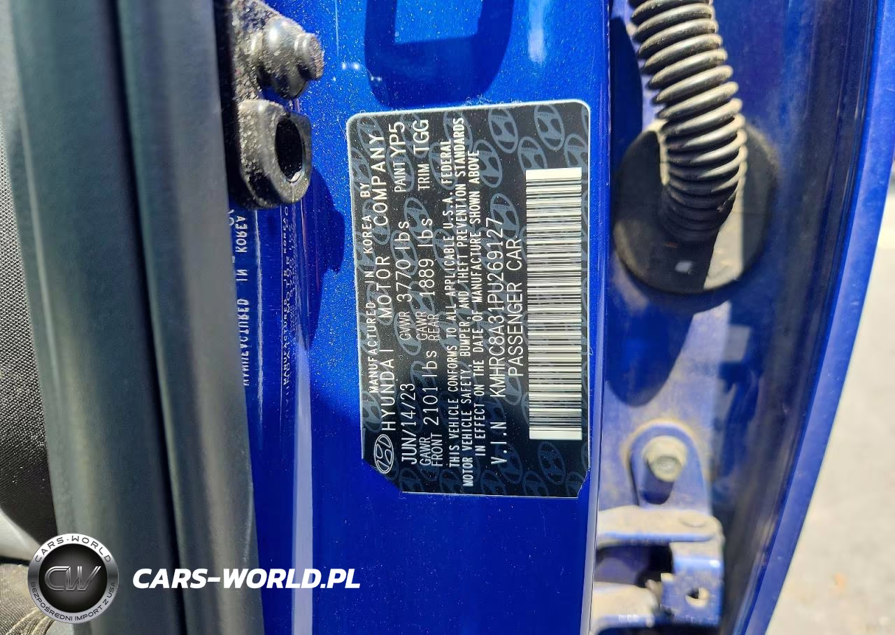 2023 Hyundai Venue Sel VIN:KMHRC8A31PU269127 - 13
