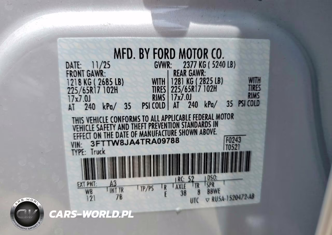 2026 Ford Maverick Xlt VIN:3FTTW8JA4TRA09788 - 13