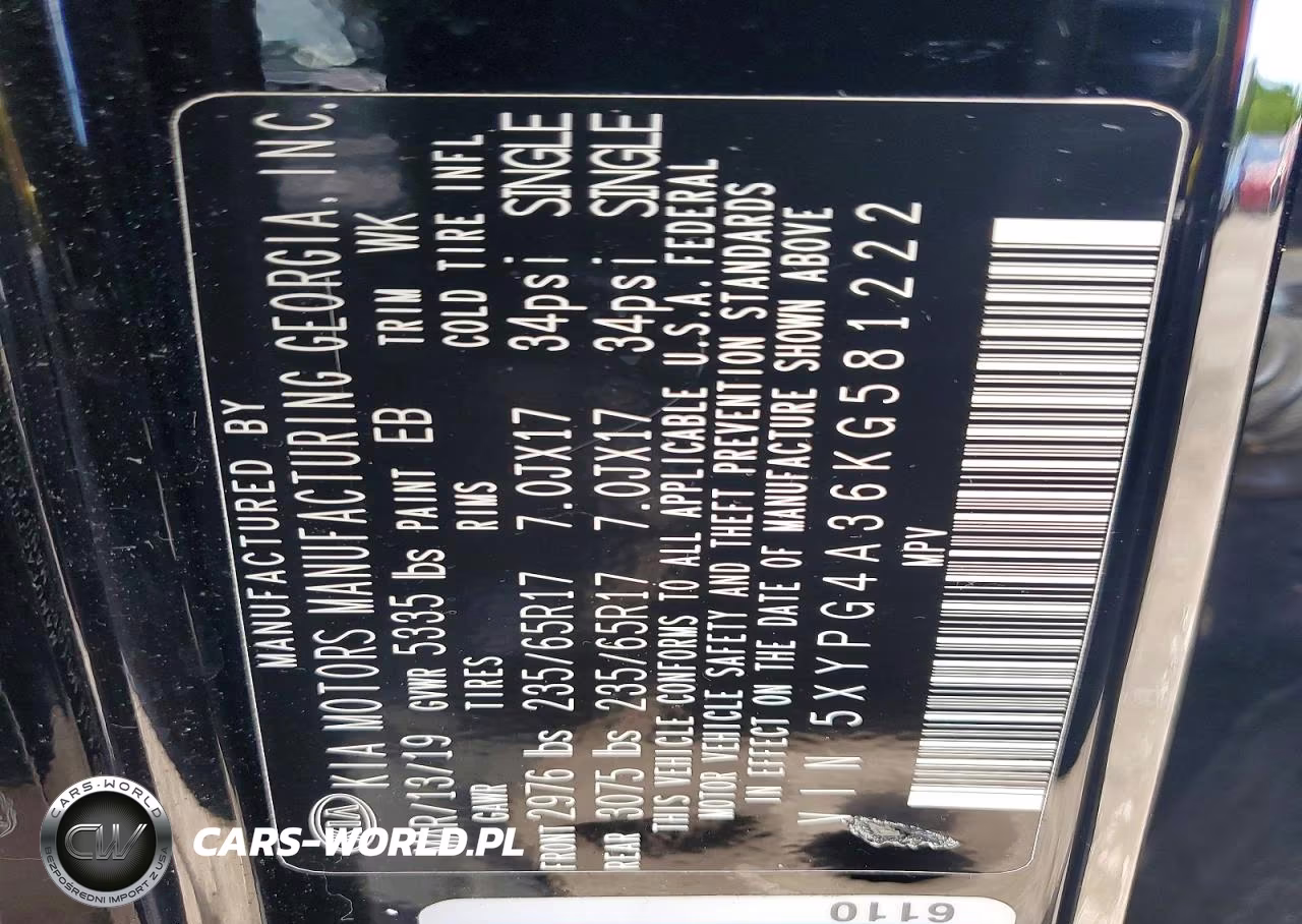 2019 Kia Sorento L VIN:5XYPG4A36KG581222 - 13