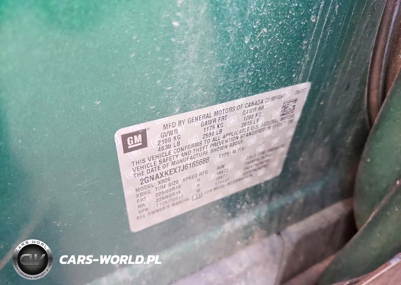 2018 Chevrolet Equinox Lt VIN:2GNAXKEX7J6165688 - 13