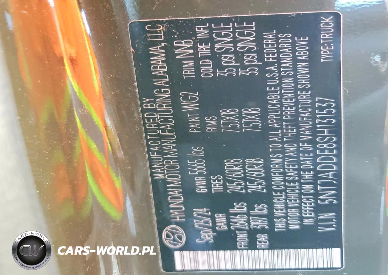 2025 Hyundai Santa Cruz Se VIN:5NTJADDE8SH131537 - 12