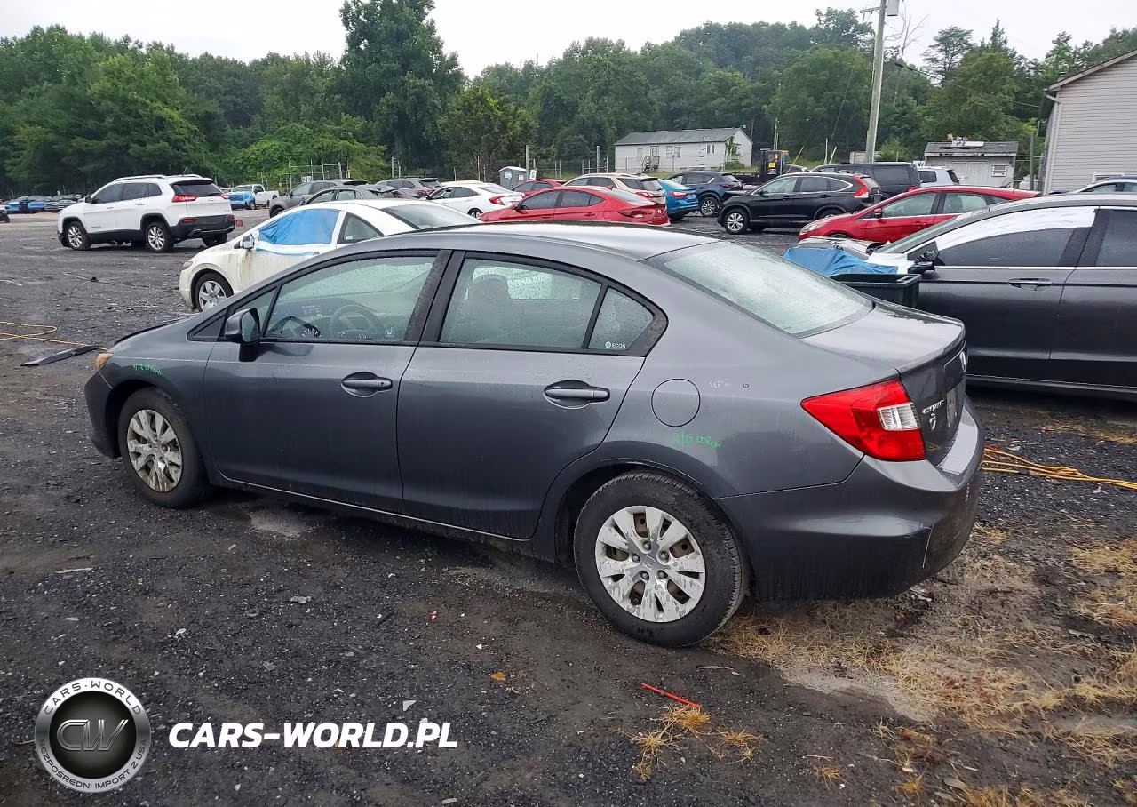 2012 Honda Civic Lx VIN:19XFB2F51CE325643 - 2