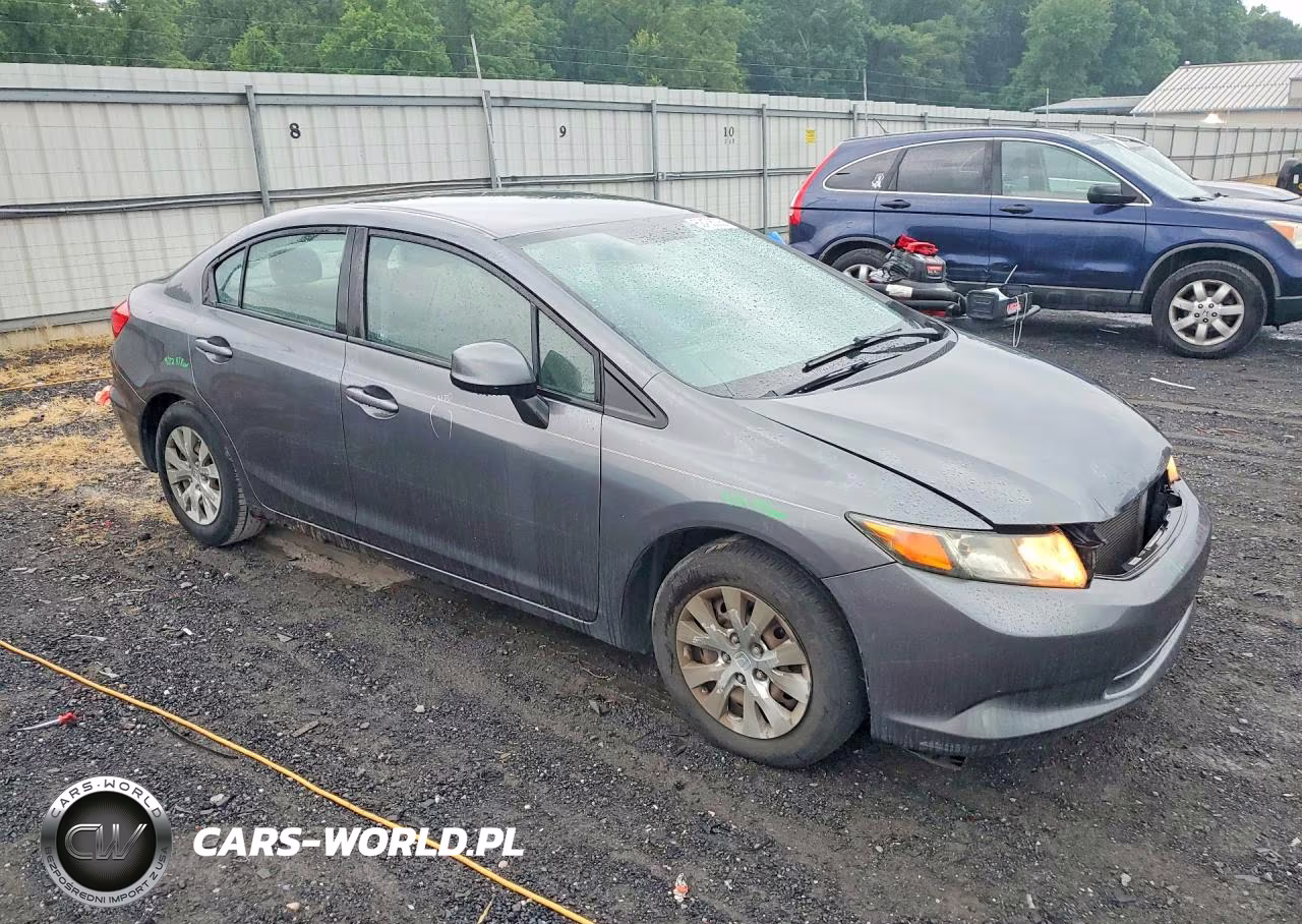 2012 Honda Civic Lx VIN:19XFB2F51CE325643 - 4