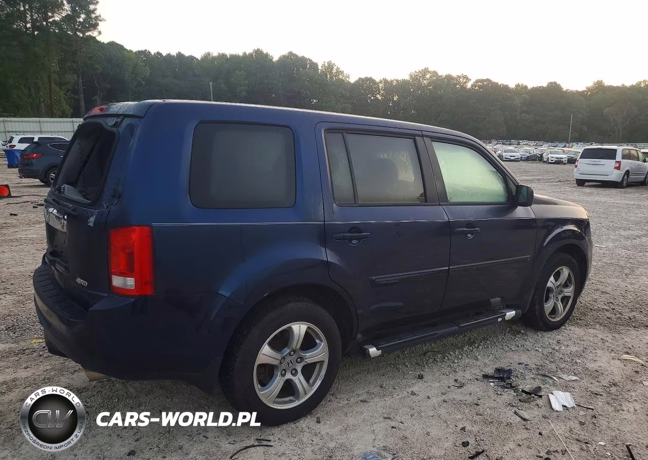2014 Honda Pilot Exl VIN:5FNYF4H55EB024912 - 3