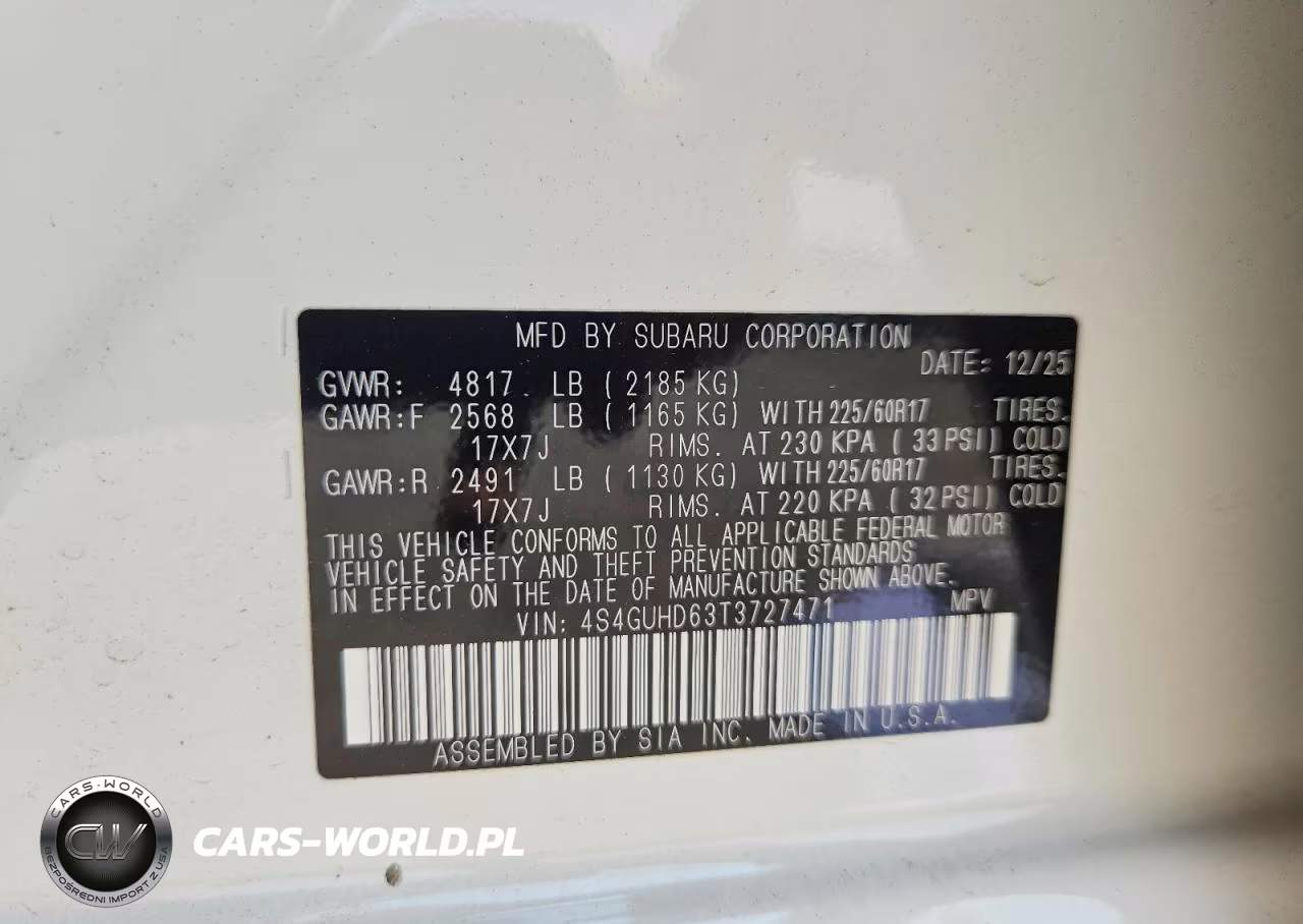2026 Subaru Crosstrek Premium VIN:4S4GUHD63T3727471 - 12
