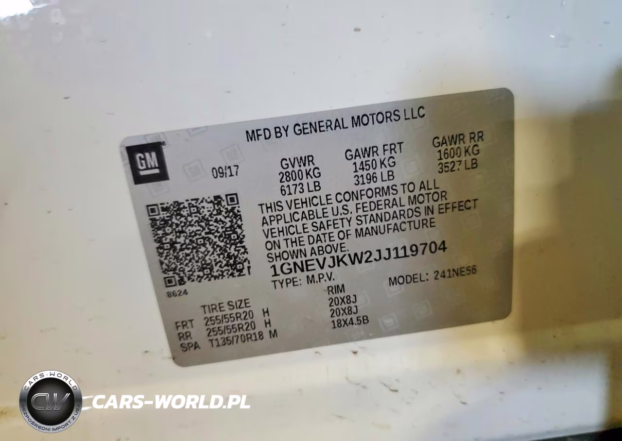2018 Chevrolet Traverse Premier VIN:1GNEVJKW2JJ119704 - 12