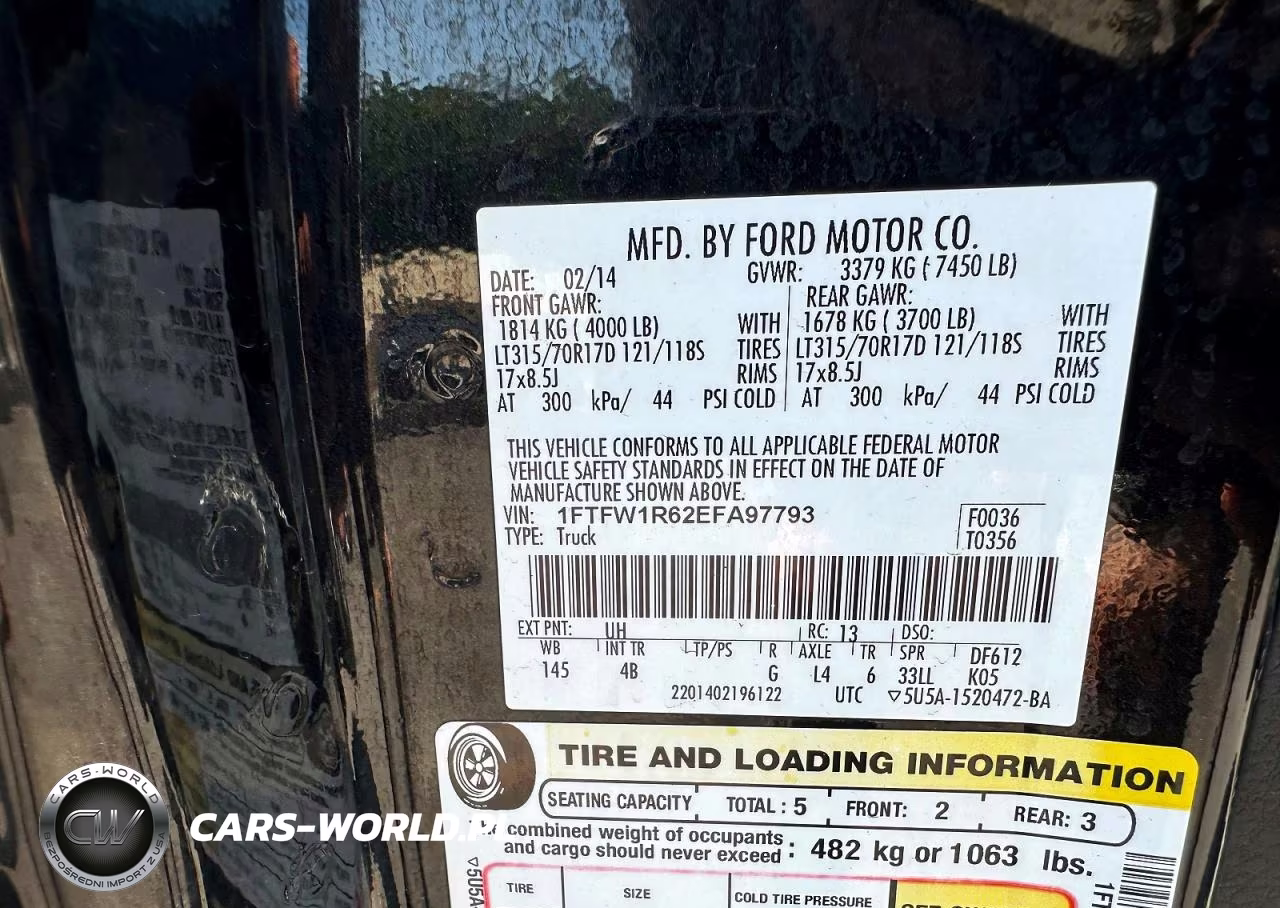 2014 Ford F150 Svt Raptor VIN:1FTFW1R62EFA97793 - 10