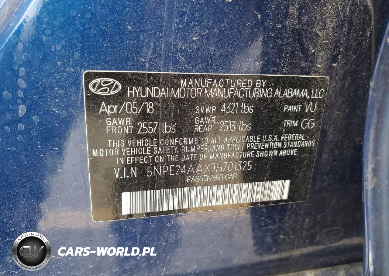 2018 Hyundai Sonata Eco VIN:5NPE24AAXJH701325 - 12