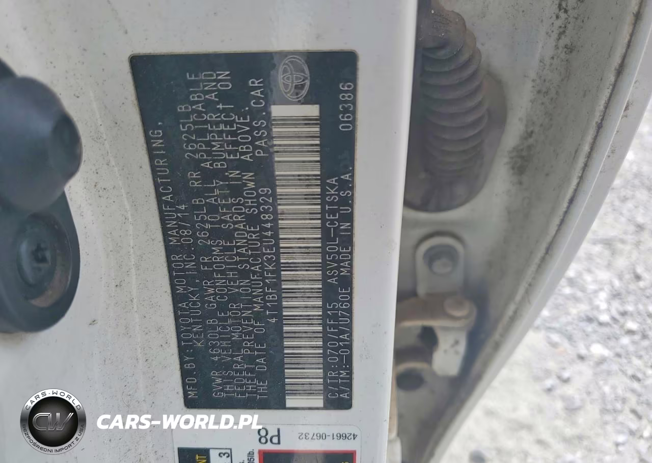 2014 Toyota Camry Se Sport VIN:4T1BF1FK3EU448329 - 12