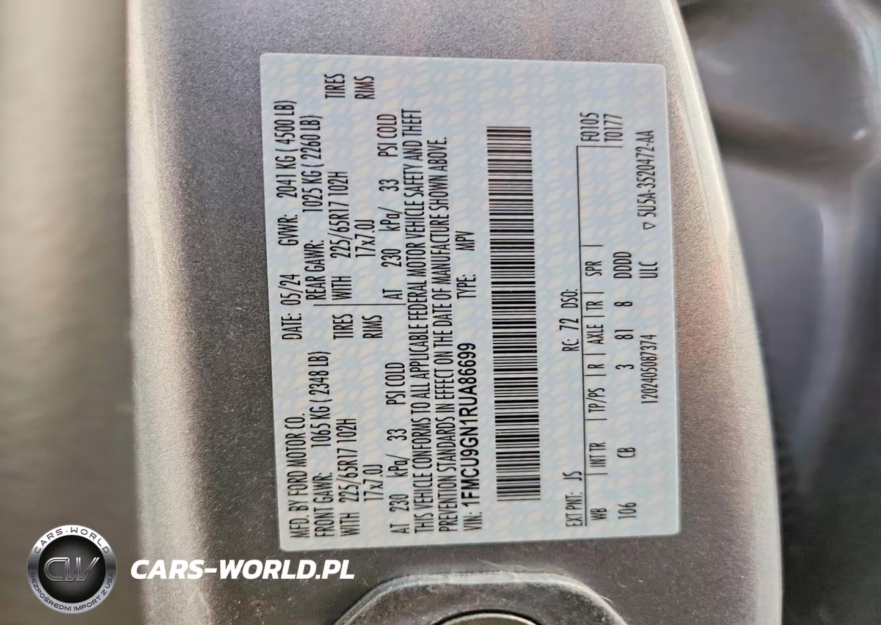 2024 Ford Escape Active VIN:1FMCU9GN1RUA86699 - 13