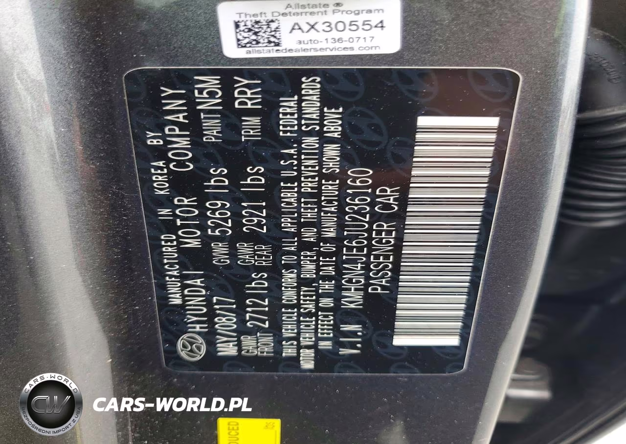 2018 Genesis G80 3.8 VIN:KMHGN4JE6JU236160 - 12