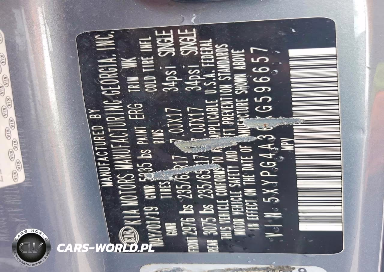 2019 Kia Sorento L VIN:5XYPG4A36KG596657 - 13