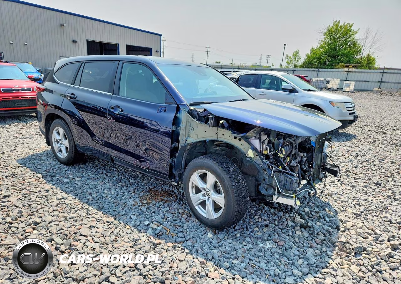 2023 Toyota Highlander Hybrid Le VIN:5TDZARAH1PS518719 - 4