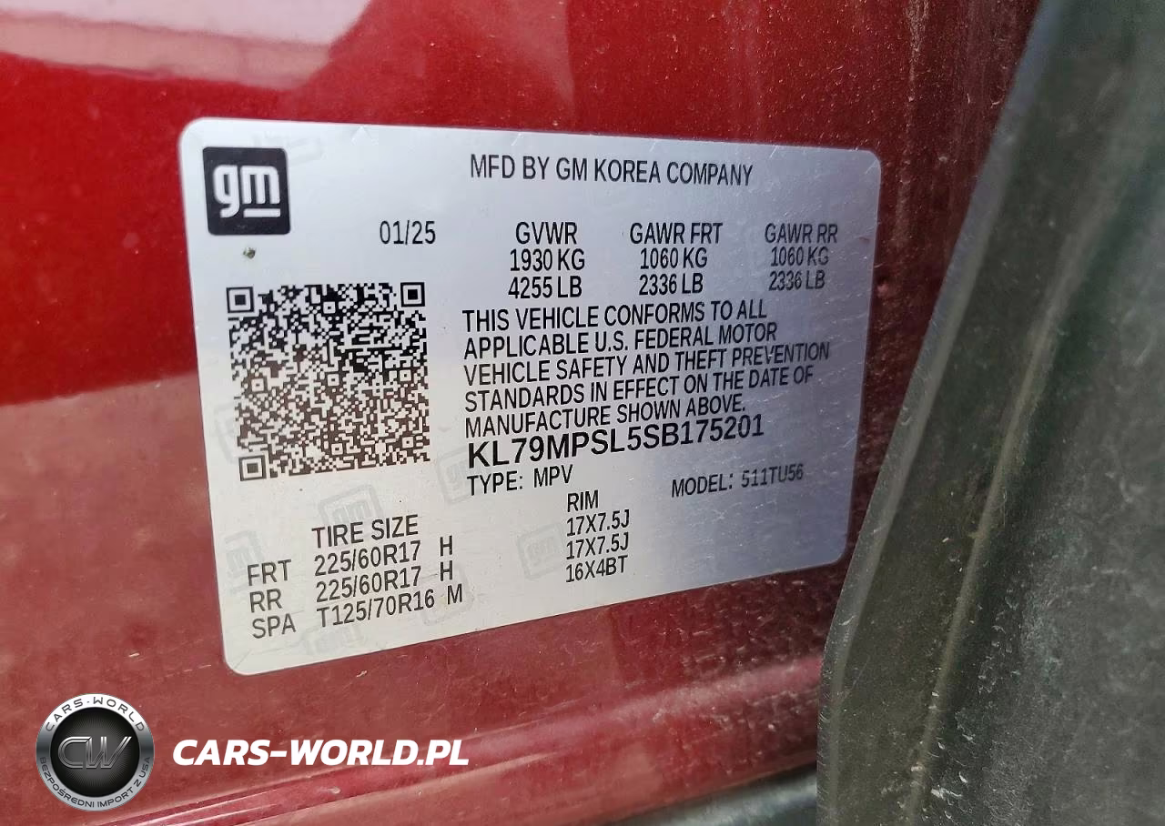2025 Chevrolet Trailblazer Lt VIN:KL79MPSL5SB175201 - 13