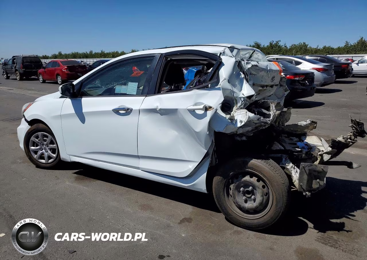 2013 Hyundai Accent VIN:KMHCT4AE7DU309304 - 2