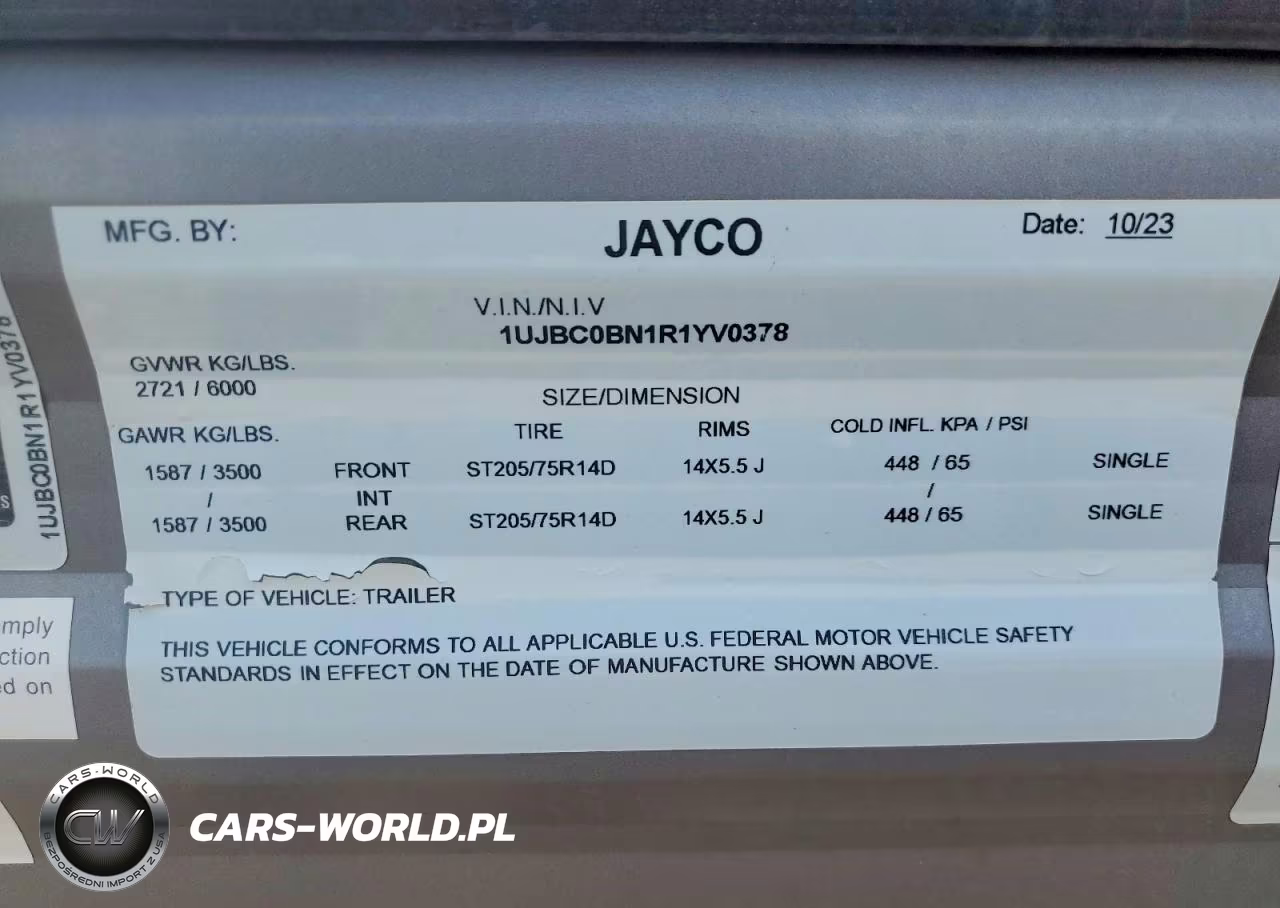 2024 Jayco Jay Flight Camper VIN:1UJBC0BN1R1YV0378 - 8