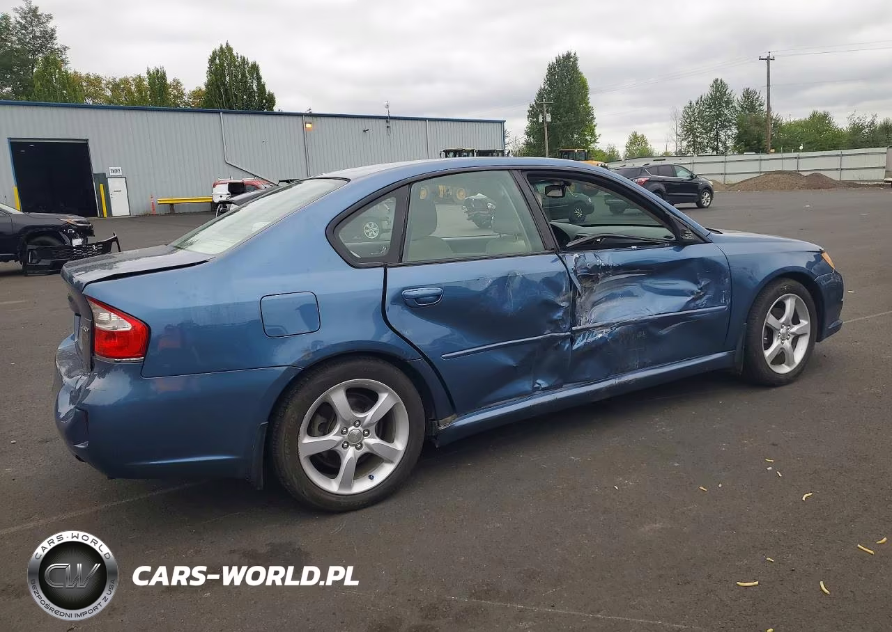 2009 Subaru Legacy 2.5I VIN:4S3BL616X97218733 - 3
