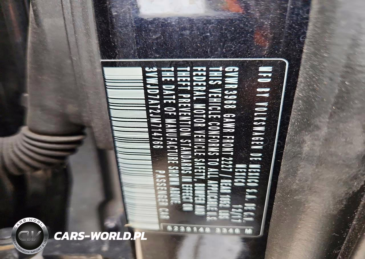 2018 Volkswagen Beetle Se VIN:3VWJD7AT2JM714766 - 12