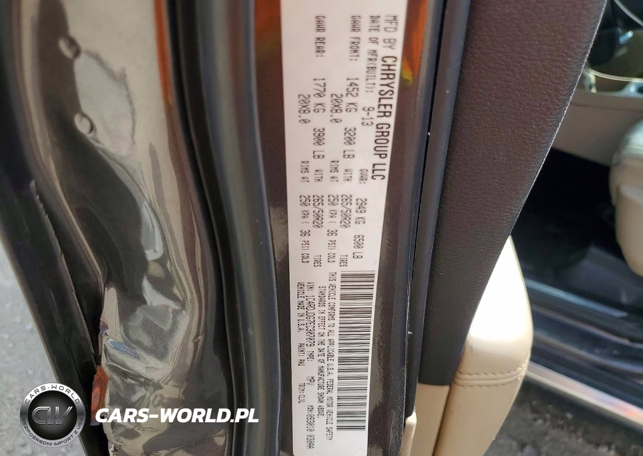 2014 Dodge Durango Limited VIN:1C4RDJDG7EC307079 - 13