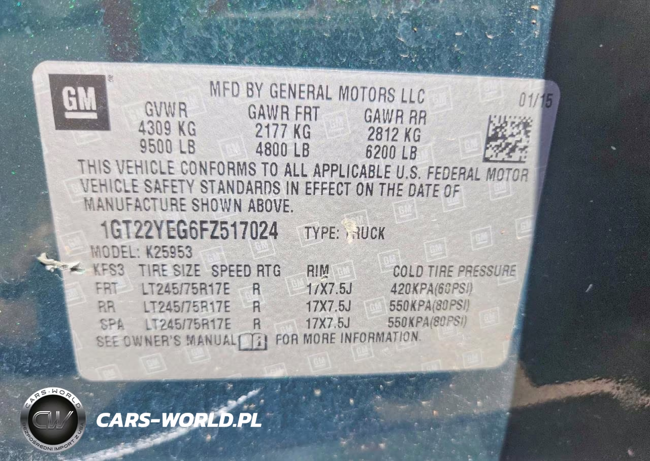 2015 GMC Sierra K2500 Sle VIN:1GT22YEG6FZ517024 - 12