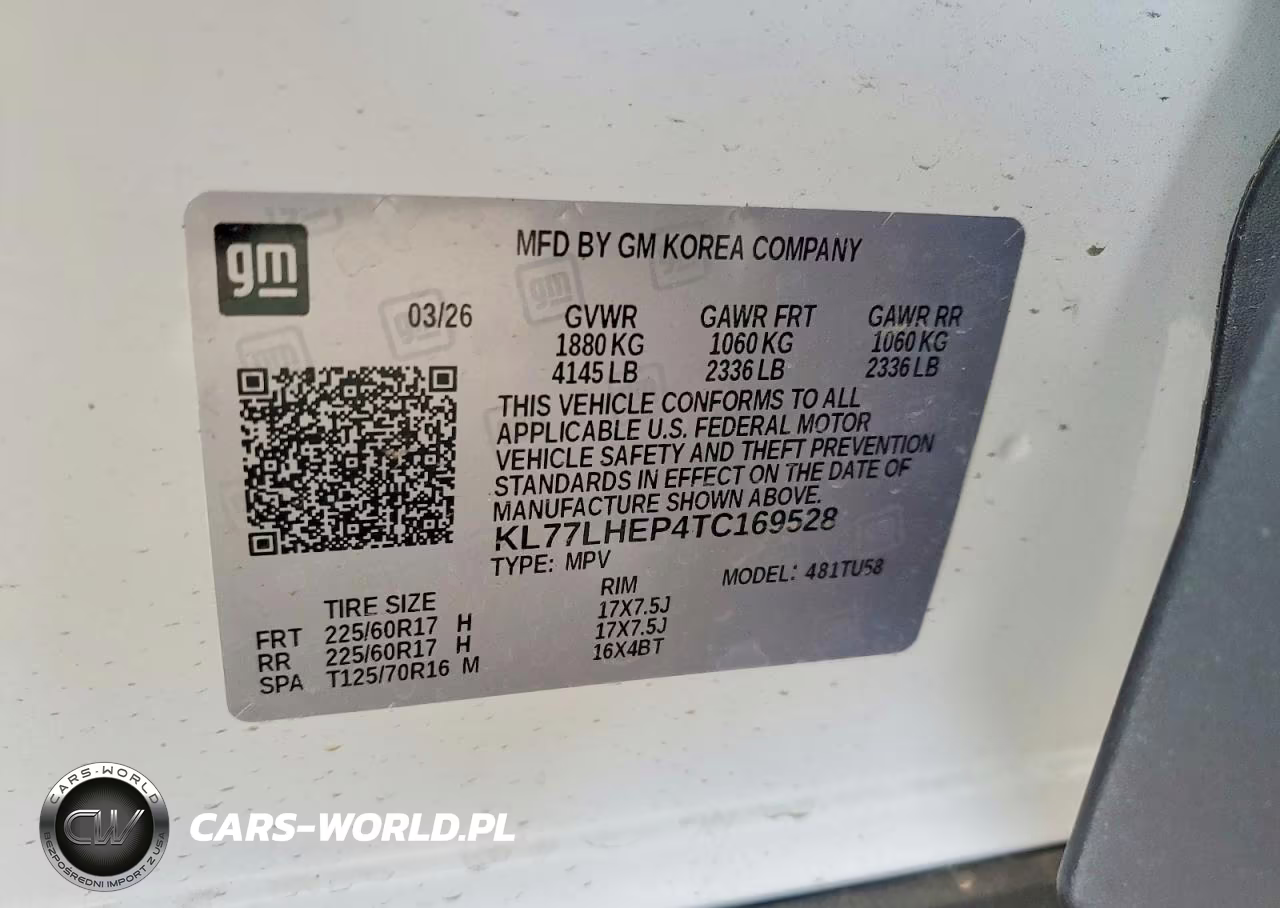2026 Chevrolet Trax 1Lt VIN:KL77LHEP4TC169528 - 12