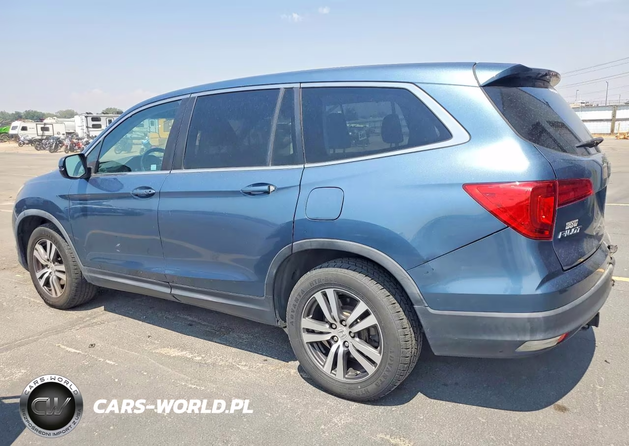 2016 Honda Pilot Exl VIN:5FNYF6H88GB039249 - 2