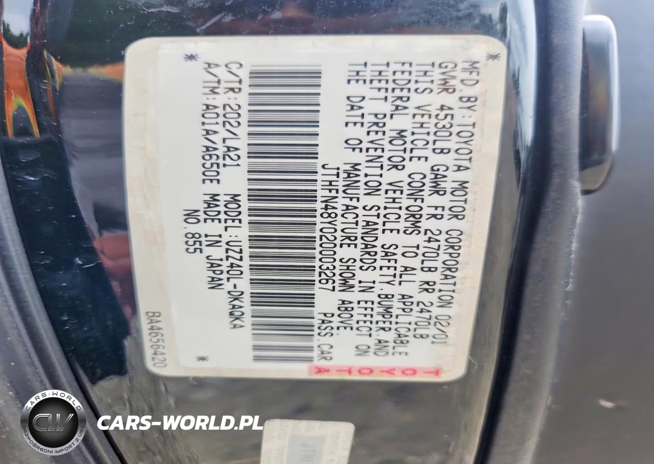 2002 Lexus Sc 430 VIN:JTHFN48Y020003267 - 12