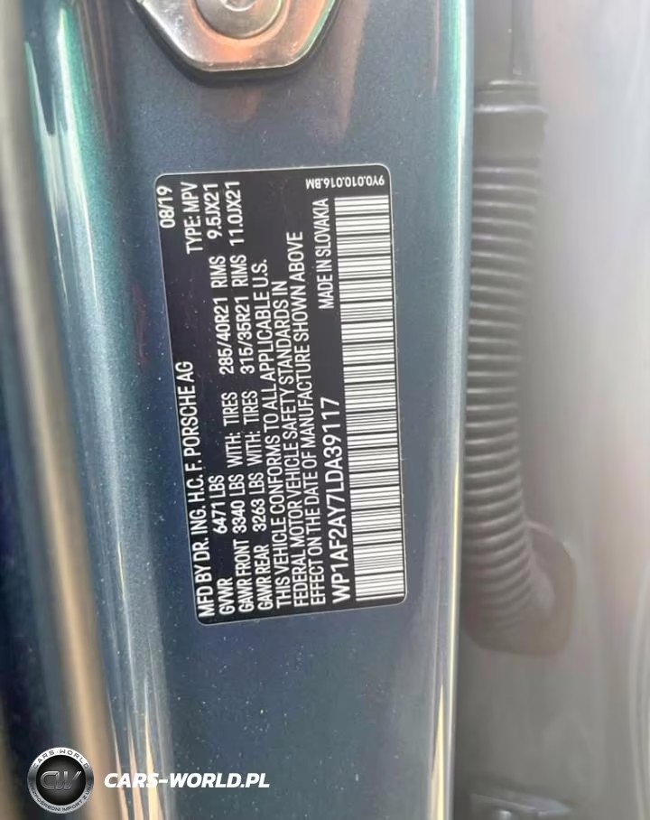 2020 Porsche Cayenne Turbo VIN:WP1AF2AY7LDA39117 - 12