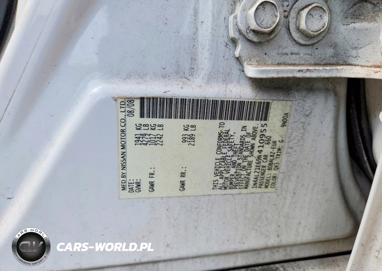 2009 Nissan Altima 2.5 VIN:1N4AL21E69N410955 - 13