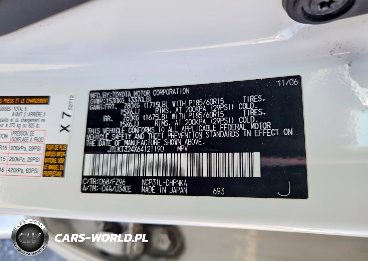 2006 Toyota Scion Xb VIN:JTLKT324X64121190 - 12