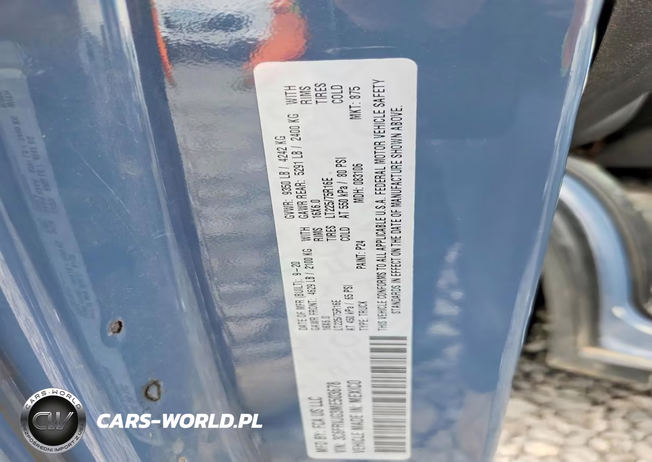 2021 Ram Promaster 3500 Delivery Van VIN:3C6FRVJG3ME503678 - 13