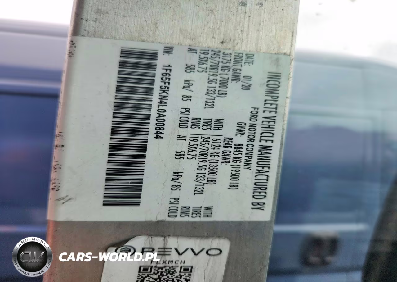 2020 Ford F59 Delivery Truck VIN:1F65F5KN4L0A00844 - 14