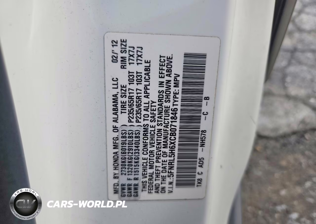 2012 Honda Odyssey Exl VIN:5FNRL5H6XCB071846 - 13
