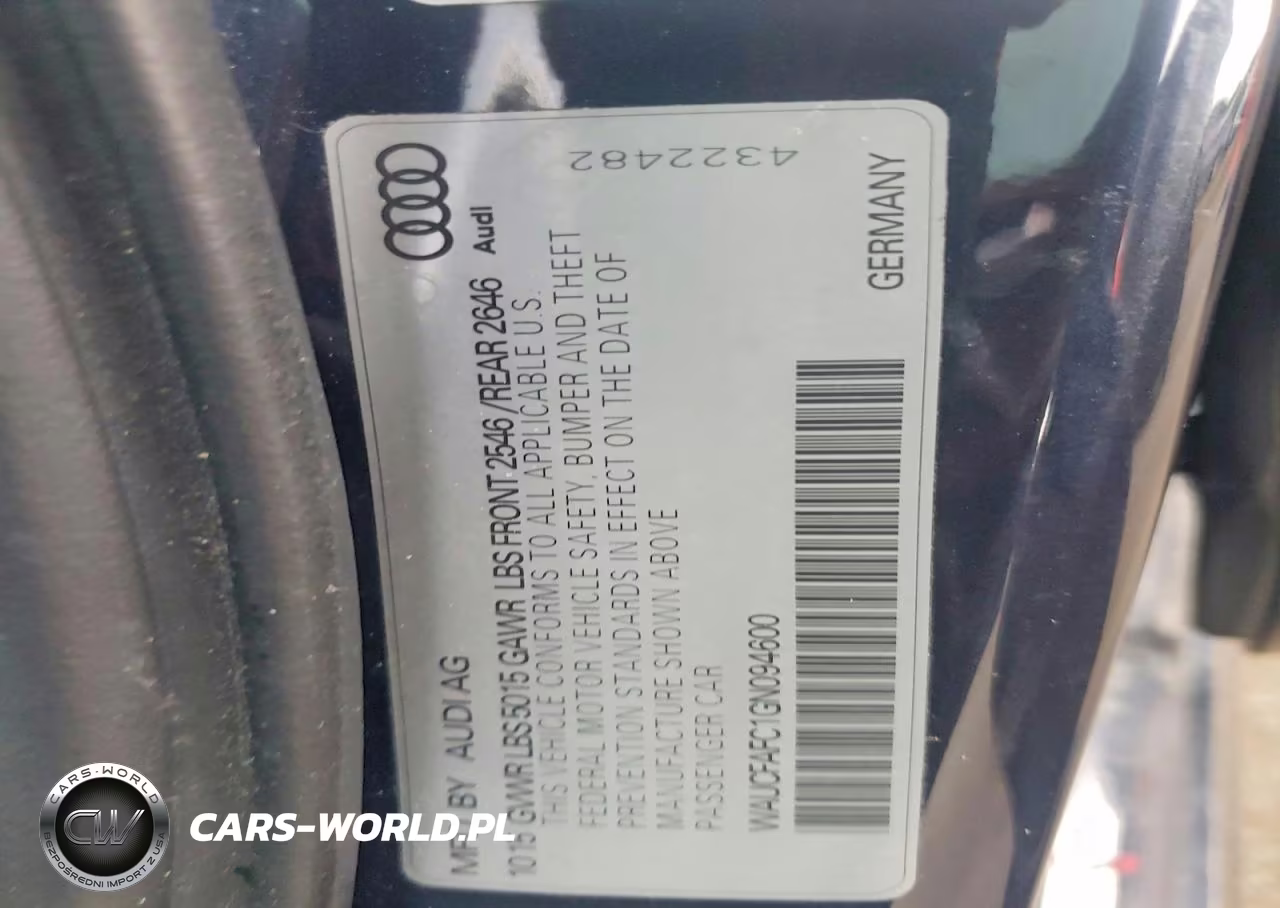 2016 Audi A6 Premium VIN:WAUCFAFC1GN094600 - 13