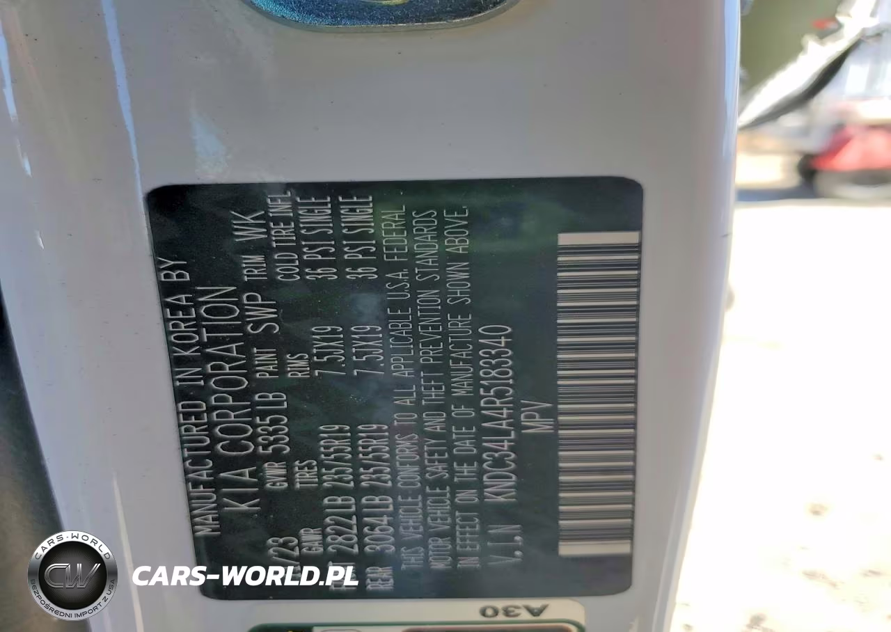 2024 Kia Ev6 Wind VIN:KNDC34LA4R5183340 - 12