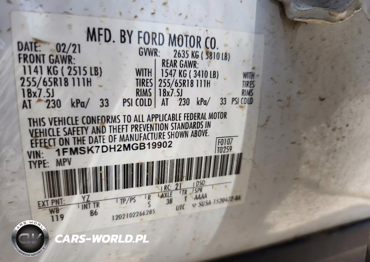 2021 Ford Explorer Xlt VIN:1FMSK7DH2MGB19902 - 13
