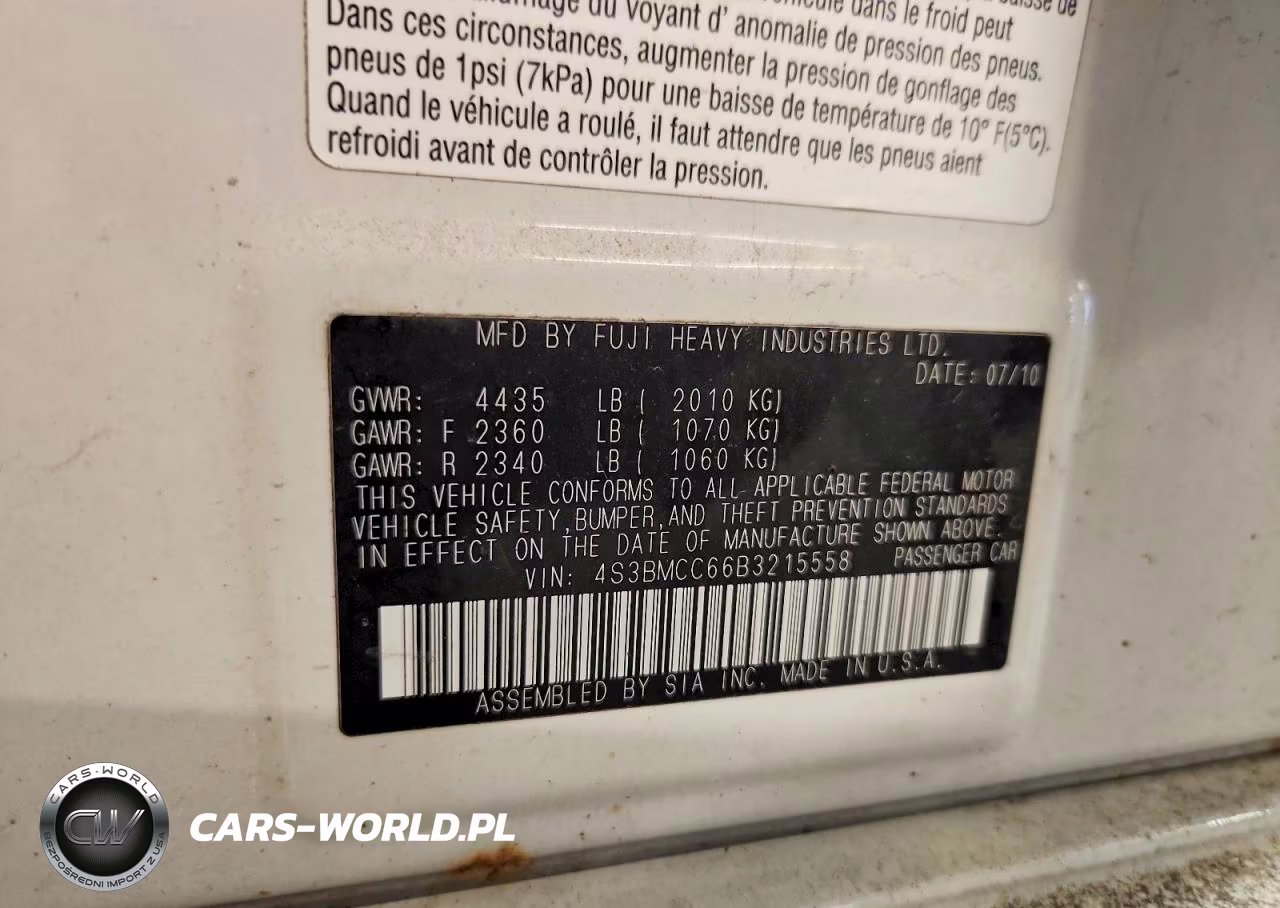 2011 Subaru Legacy 2.5I Premium VIN:4S3BMCC66B3215558 - 12
