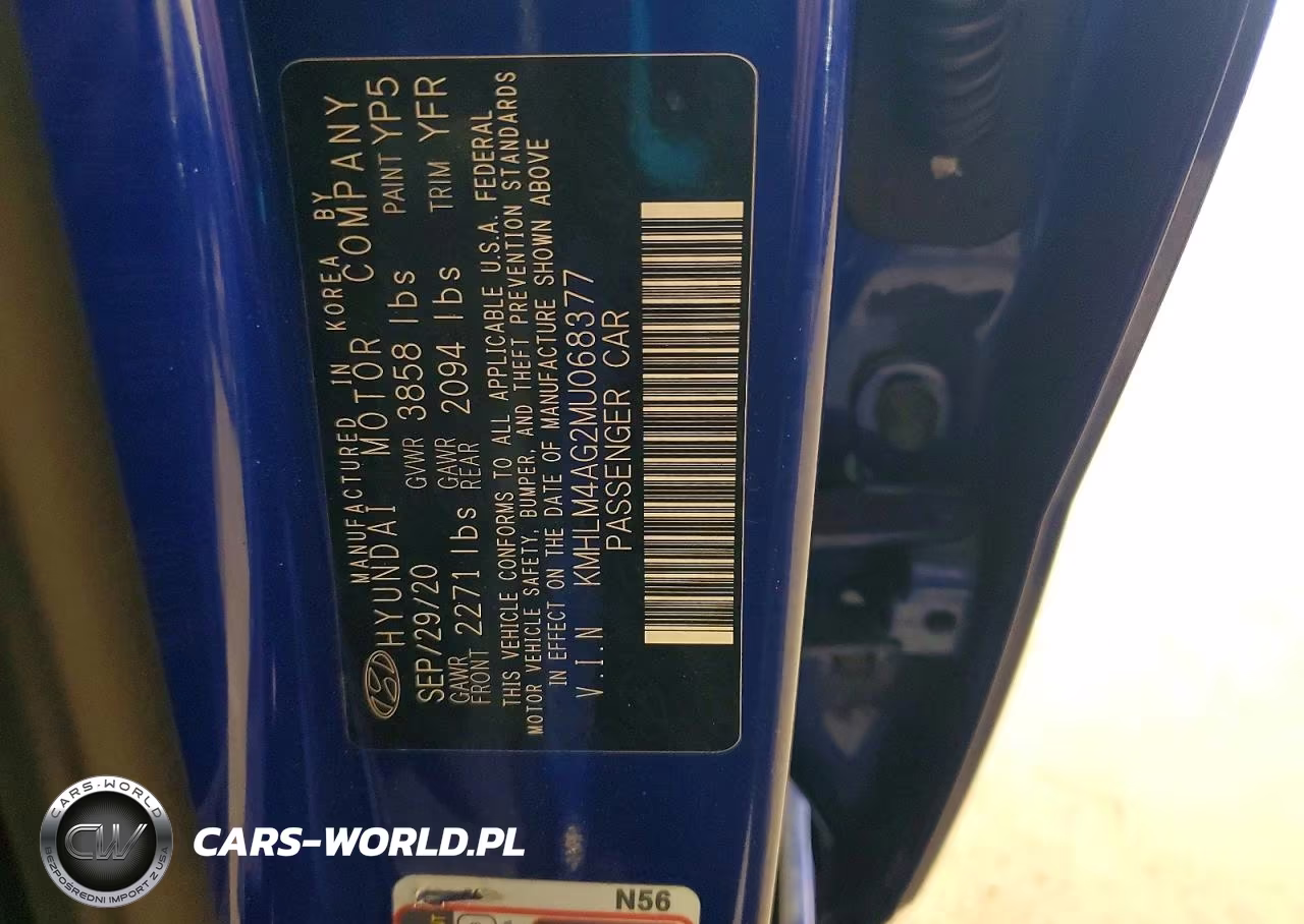 2021 Hyundai Elantra Sel VIN:KMHLM4AG2MU068377 - 13