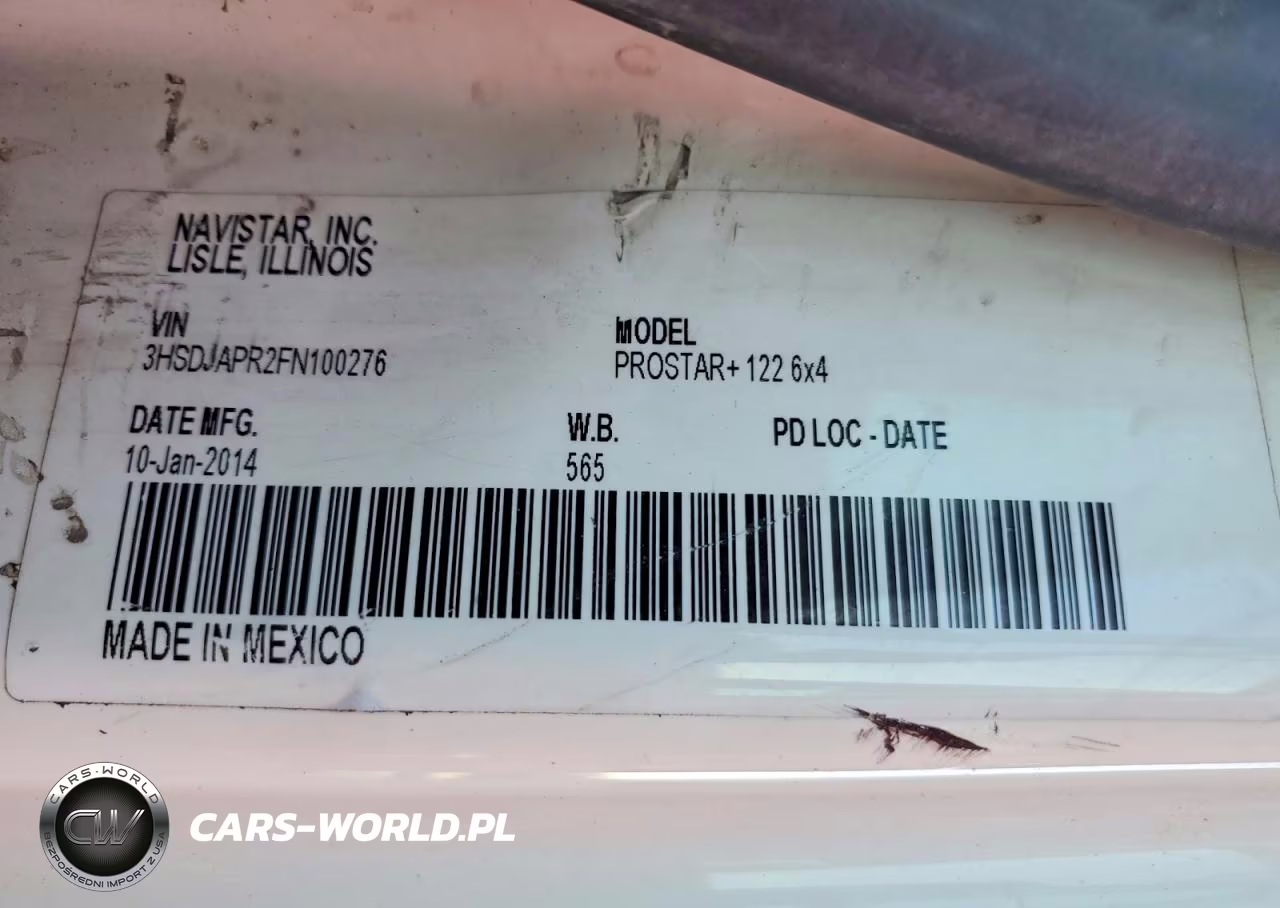 2015 International Prostar Semi Truck VIN:3HSDJAPR2FN100276 - 12