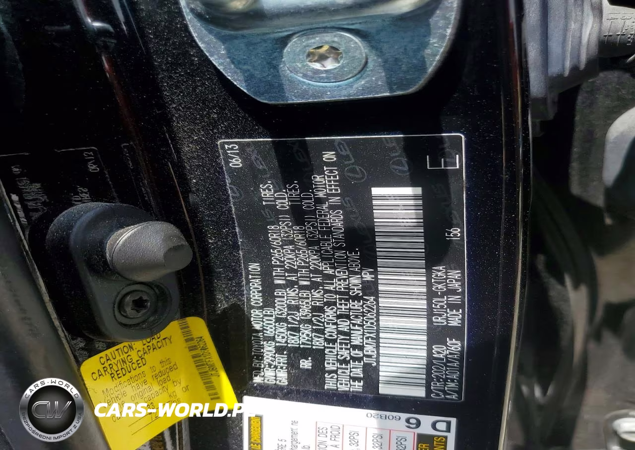 2013 Lexus Gx 460 VIN:JTJBM7FX1D5062264 - 13