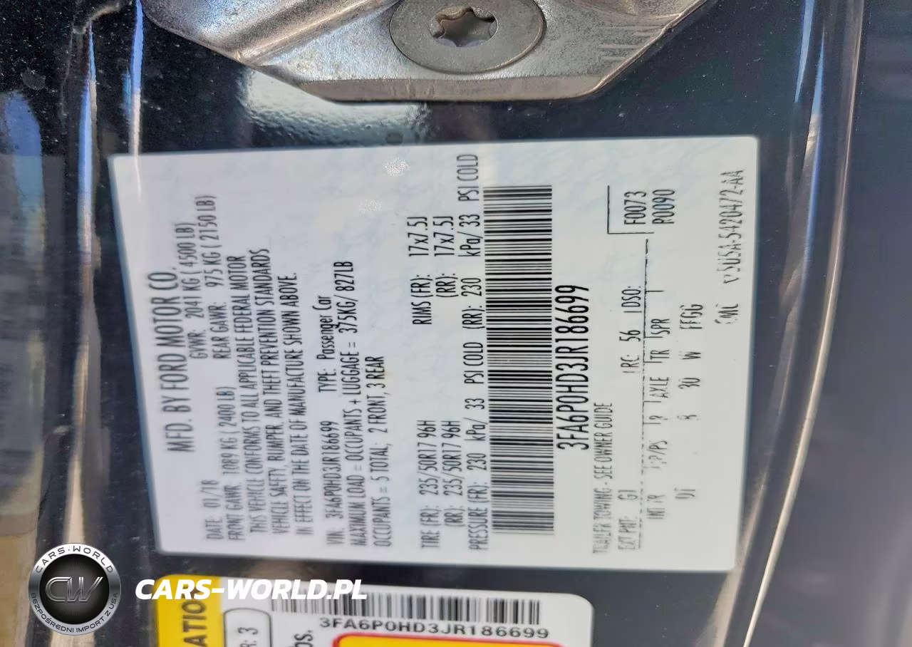 2018 Ford Fusion Se VIN:3FA6P0HD3JR186699 - 12